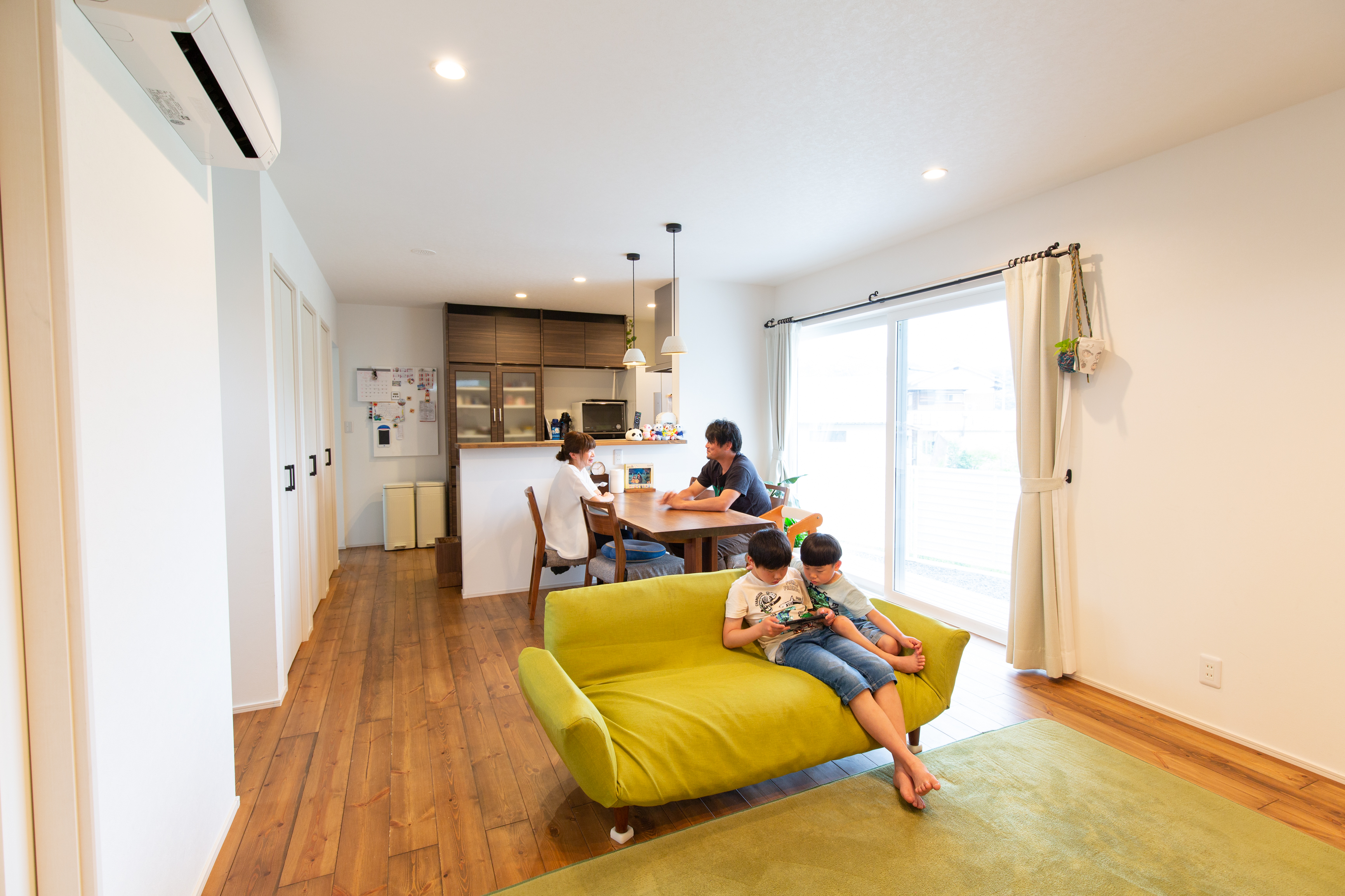 素足で過ごしたくなるお家。 アイキャッチ画像